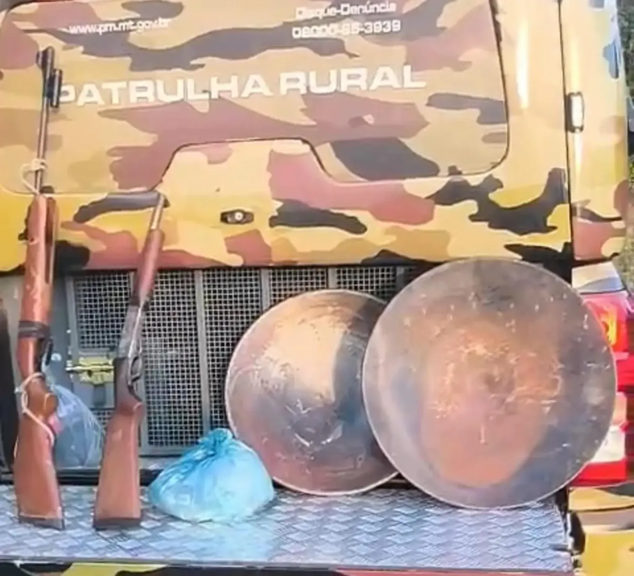 Patrulha Rural da PM fecha garimpo ilegal em Alta Floresta e prende trio